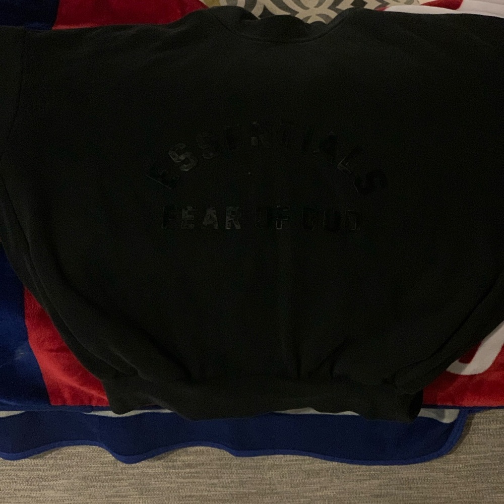Fear of God Essentials Hoodie - Black (Size M)
